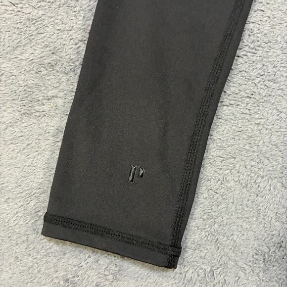 Pac 1980 Black Activewear Full Zip Pockets Cropped Jacket Women's Size Medium - Picture 3 of 8